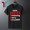 Trump 2020 vote red removing every democrat shirt