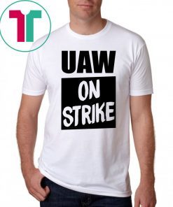 Uaw On Strike Black Shirt