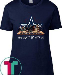 Buy Horror Characters Cowboys you can't sit with us T-Shirt