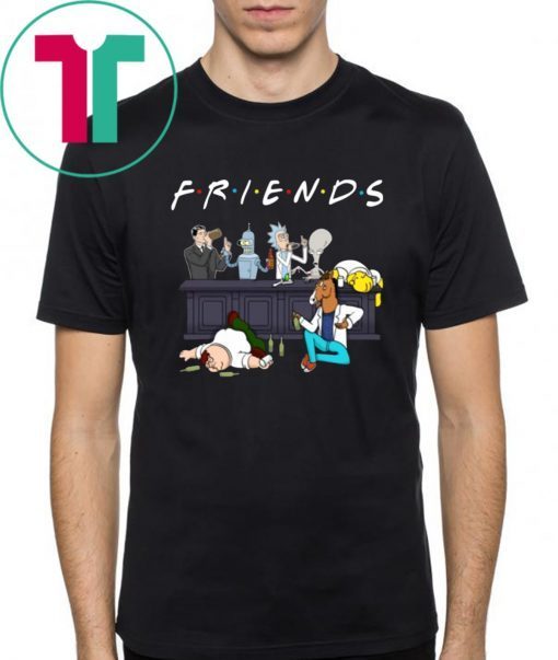 Rick Sanchez Drinking Buddies FRIENDS Classic T-Shirt