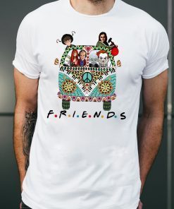 Hippie car friends movie horror movie characters T-Shirt