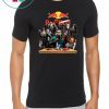 Horror Characters Drinking Red Bull Funny Halloween Gift T-Shirt