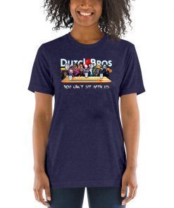 Dutch Bros You Cant Sit With Us Michael Myers Jason It Chucky Tee Shirt