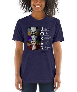 Joker all version signatures 2019 T-Shirt