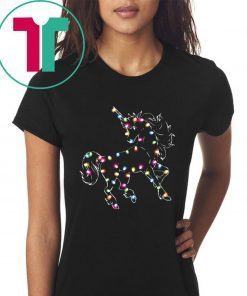 Unicorn Christmas Color light Tee Shirt
