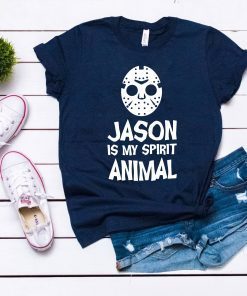 Jason Mask is my spirit animal Friday 13th Horror Halloween Classic T-Shirt