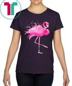 Flamingo Breast Cancer ribbon 2019 T-Shirt