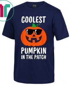 Coolest Pumpkin in the Patch, Halloween Costume Boys Girls 2019 T-Shirt