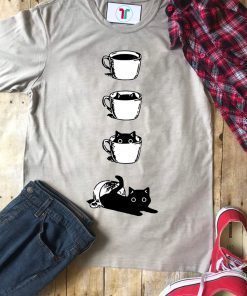 Cat in a cup Tee Shirt