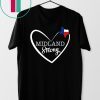 Midland Strong Texas in Heart TX Lover Texas Forever Offcial T-Shirt