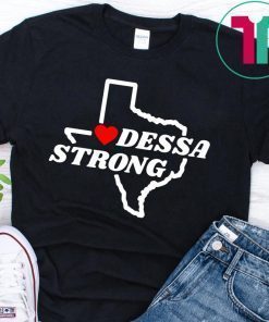 Victims Midland Odessa Strong Texas Flag Map Shirt