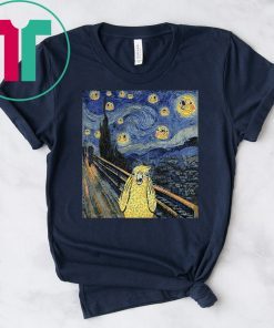 Vincent van gogh the starry night bird shirt