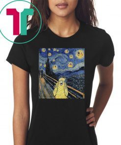 Vincent van gogh the starry night bird shirt