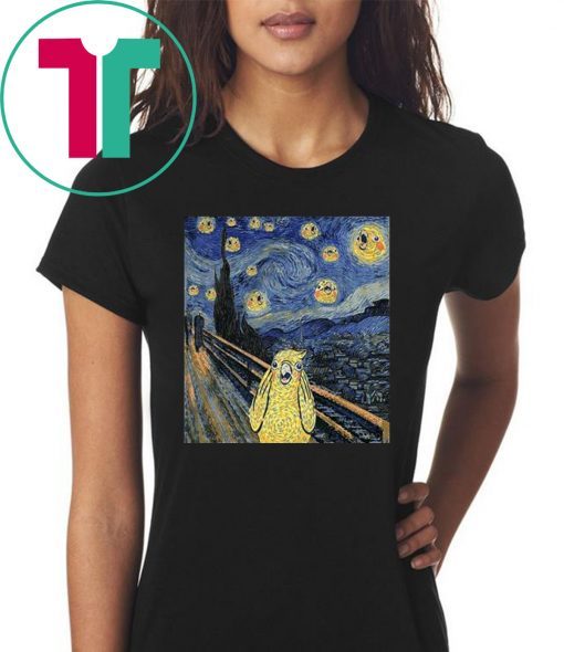 Vincent van gogh the starry night bird shirt