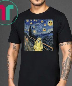 Vincent van gogh the starry night bird shirt