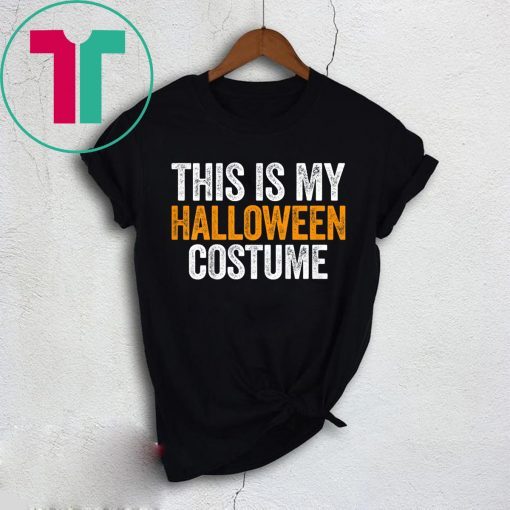 Vintage This Is My Halloween Costume Funny T-Shirt