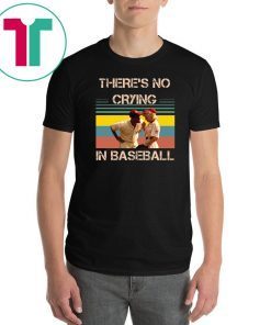 Vintage there's no crying in baseball tom hanks shirt