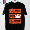 WITCH GHOST PUMPKIN HALLOWEEN SHIRT