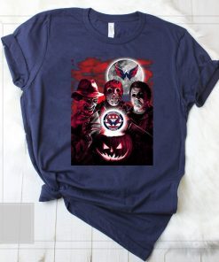 Washington Capitals Copy Halloween Freddy Krueger Jason Michael Myers Shirt
