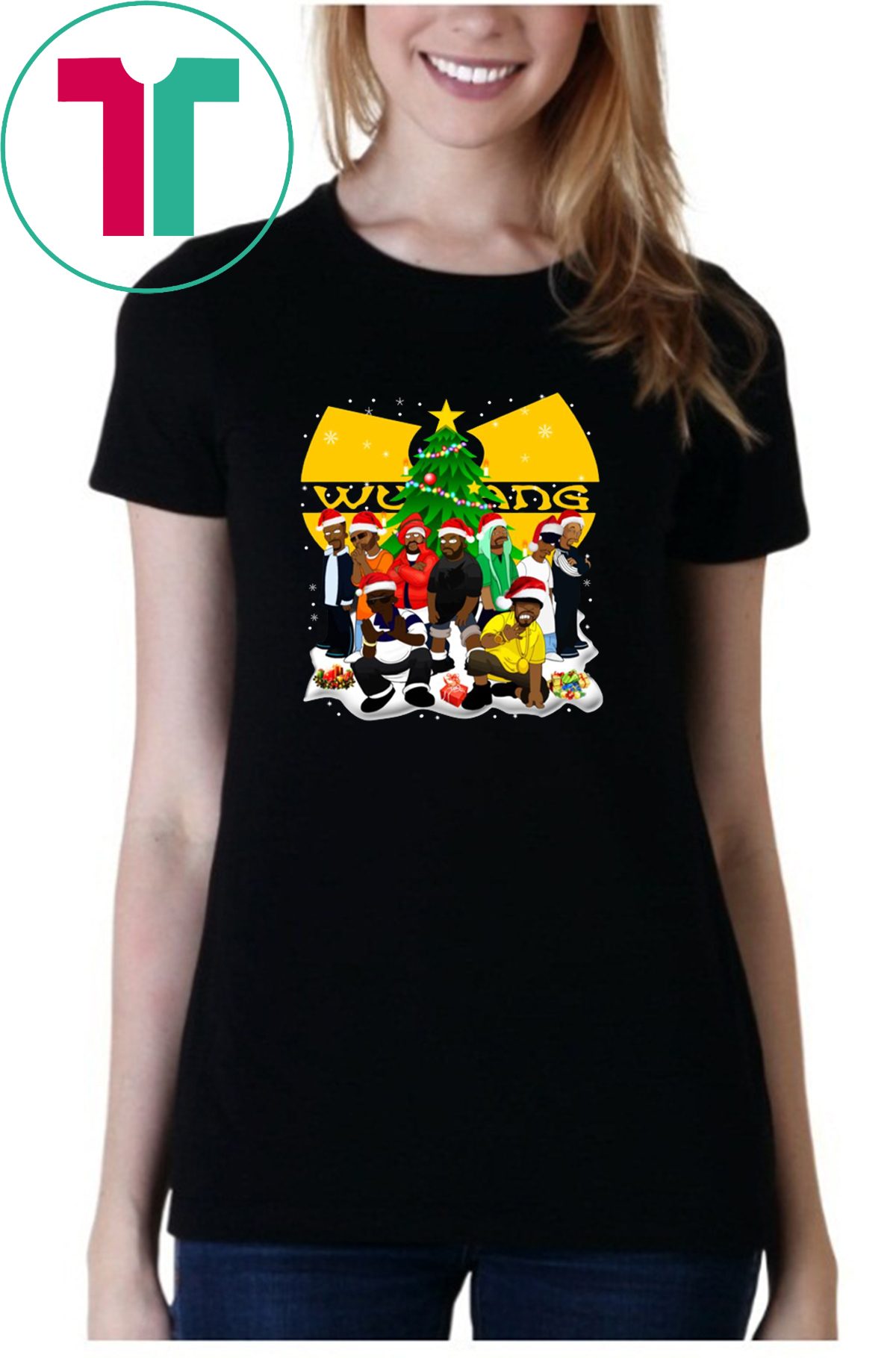 Wu Tang Clan Simpsons Christmas sweatshirt Tee Shirt