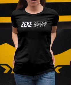 Zeke Who That's Who Shirt Font and Back