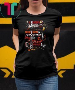 chucky jason voorhees leatherface michael myers ghotsfacce hallowwen shirt