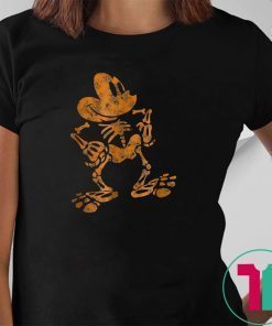 disney mickey mouse skeleton halloween Shirt
