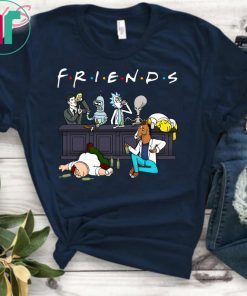 friends tv show rick and morty pete and roger drinking buddies shirt