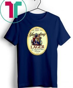 horror movie characters yuengling lager by america's oldest brewery halloween shirt
