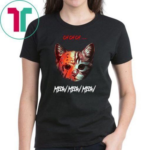 jason voorhees cat meow halloween Shirt