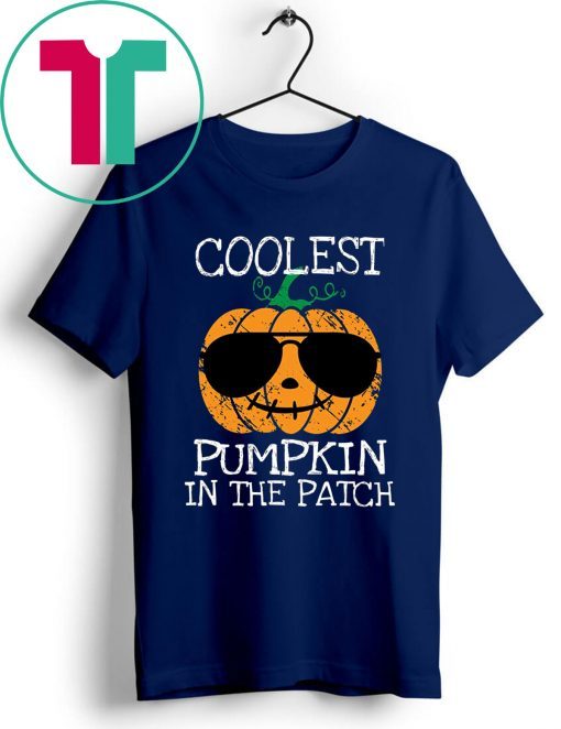 oolest Pumpkin In The Patch Halloween Costume Boys Gift T-Shirt
