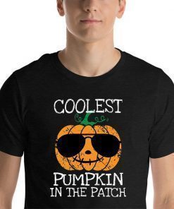 oolest Pumpkin In The Patch Halloween Costume Boys Gift T-Shirt