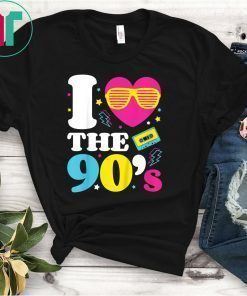 1990's 90s TShirt I Heart the Nineties Shirt