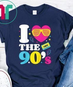 1990's 90s TShirt I Heart the Nineties Shirt