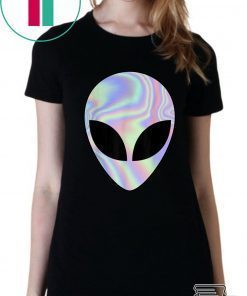 Alien Head T Shirt Colorful Alien Shirt