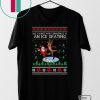 All I Want For Christmas Is An Ice Skating Ugly Christmas T-Shirt