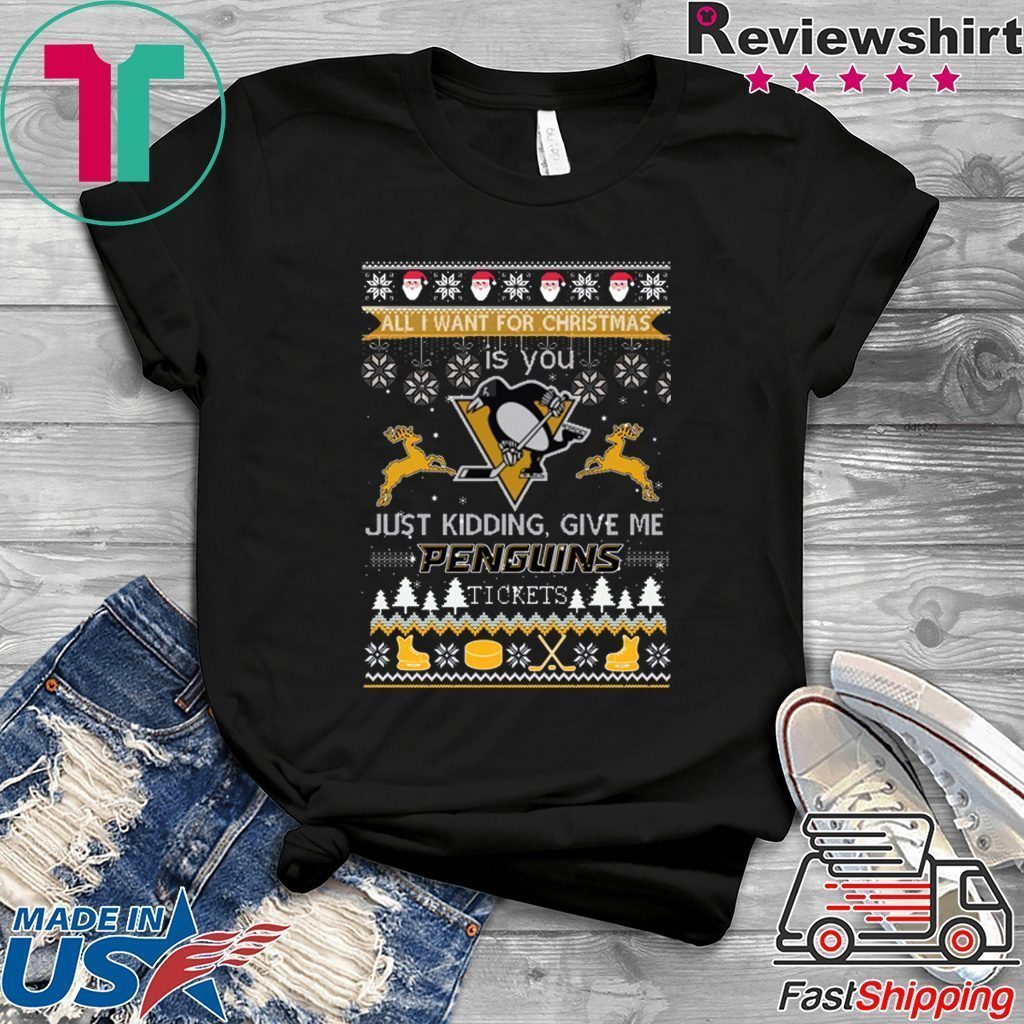 pittsburgh penguins christmas t shirt