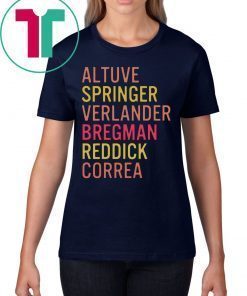 Altuve Springer Verlander Bregman Bregman Reddick Correa Astros Shirt