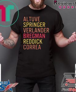 Altuve Springer Verlander Bregman Bregman Reddick Correa Astros Shirt