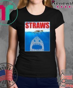 Anti Straws Save The Sea Turtles Save The Earth T-shirt