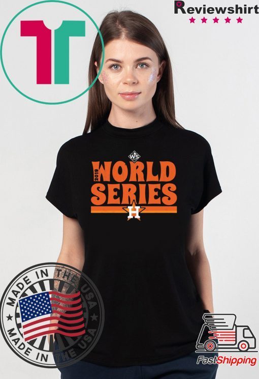 Astros Cap with 2019 World Series Patch T shirt