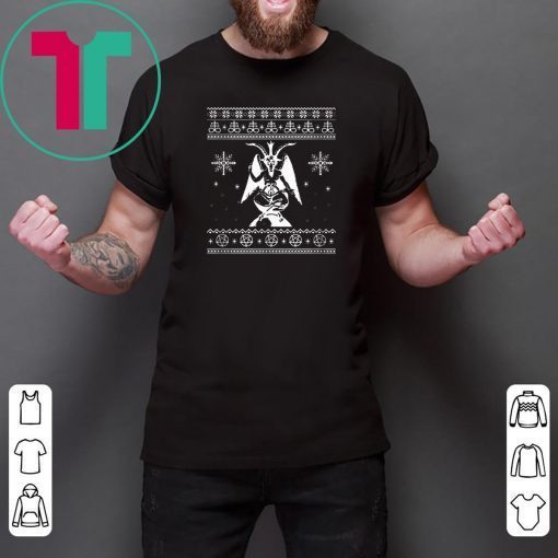 Baphomet Christmas Ugly Sweater T-Shirt