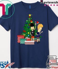 Beavis And Butthead Around The Christmas Tree Shirt