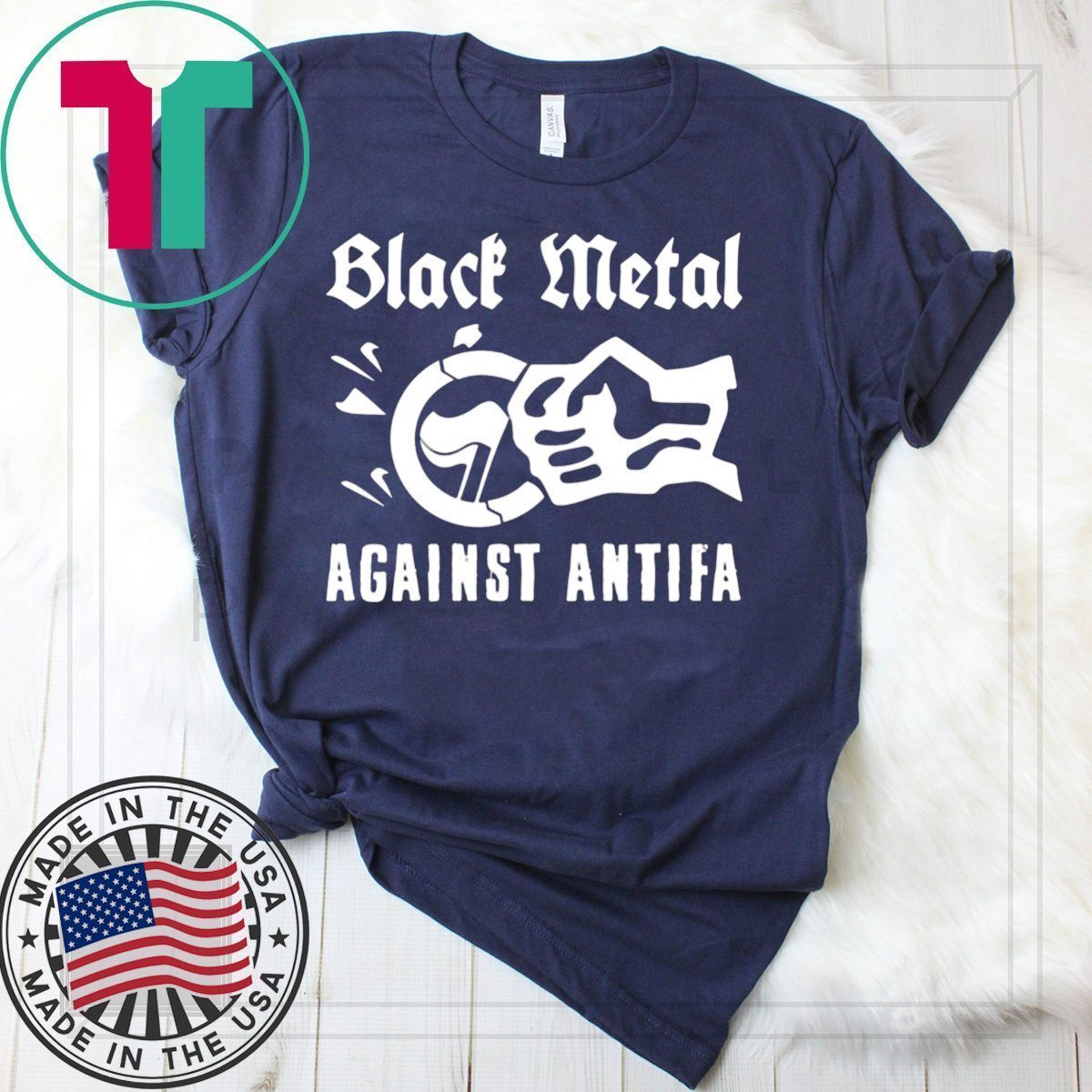 Black Metal Against Antifa T-Shirt