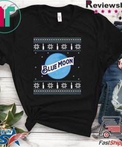 Blue Moon Beer Sweatshirt Blue Moon Beer Christmas Ugly T-Shirt