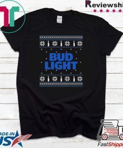 Bud Light Beer Sweatshirt Bud Light Beer Christmas Ugly T-Shirt