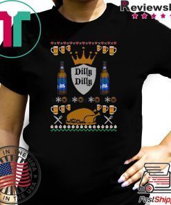 Bud Light Dilly Dilly Ugly Christmas T-Shirt