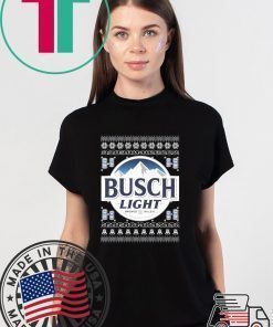 Busch Light Beer Ugly Christmas T-Shirt