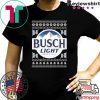 Busch Light Beer Ugly Christmas T-Shirt