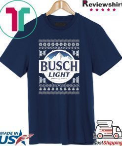 Busch Light Beer Ugly Christmas T-Shirt